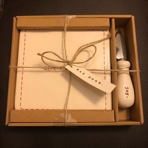 NEW Rae Dunn Jingle Bells Joy Cheese Plate